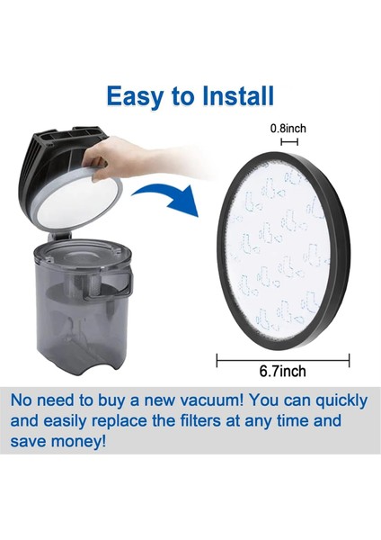 RO69XX X-Power ZR006001 RO6941EA RO6951EA RO6954EA RO6963EA RO6984EA Elektrikli Süpürge Parçaları Için Hepa Filtresi (Yurt Dışından) fiyatları