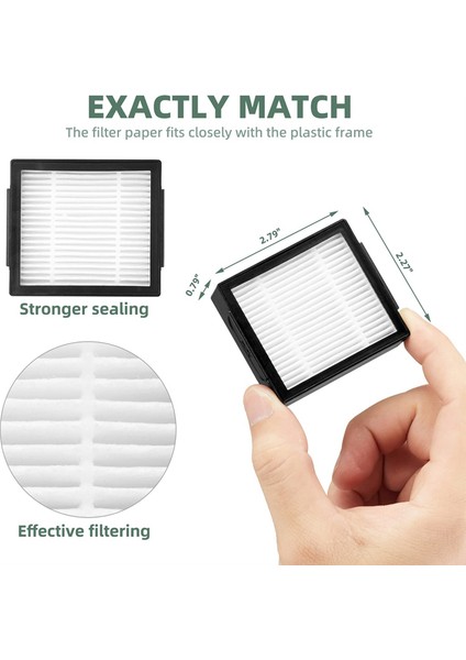 Combo J7+ Robot Süpürge Aksesuarları Parçaları Için Yedek Hepa Filtresi (Yurt Dışından) modelleri