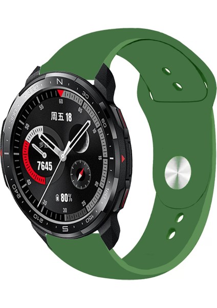 Honor Watch Gs Pro Akıllı Saat Uyumlu Yumuşak Dokulu Silikon Kordon Kayış