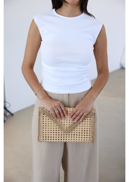 Yanları Büzgülü Basic Tshirt modelleri