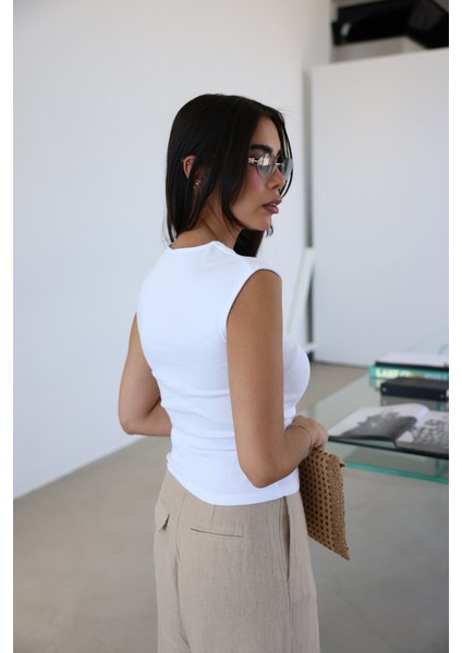 Yanları Büzgülü Basic Tshirt fırsatları