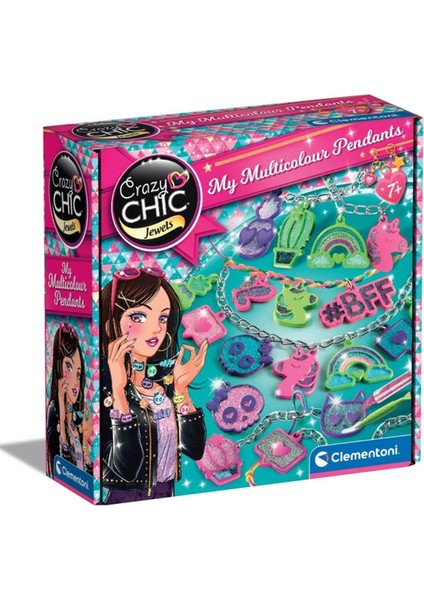18757 Crazy Chic - Renkli Kolyeler