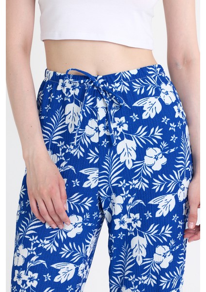 Saks Bel Lastikli Desenli Pantolon 4725A fırsatları