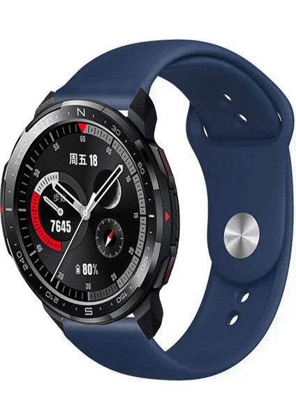 Honor Watch Gs Pro Akıllı Saat Uyumlu Yumuşak Dokulu Silikon Kordon Kayış