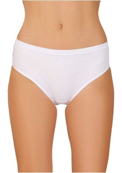 Kit Iç Giyim Berrak 8'li %100 Pamuk Ribana Penye Bato Kadın Külot