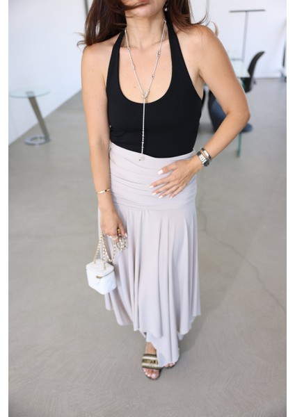 Boyundan Geçmeli Ince Fitilli Bluz fiyatları