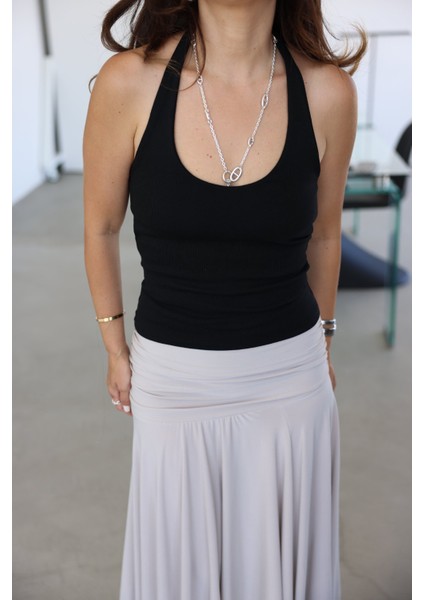 Boyundan Geçmeli Ince Fitilli Bluz modelleri