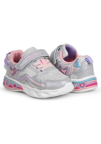 Çocuk Işıklı Cırtlı Günlük Ayakkabı BUCK3046 Berry fırsatları
