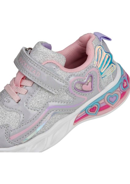 Çocuk Işıklı Cırtlı Günlük Ayakkabı BUCK3046 Berry indirimleri