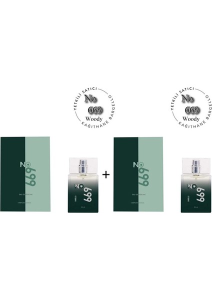 NO:669 + NO:669 Erkek Parfüm Edp 50 ml Woody - MNMS50NO6692
