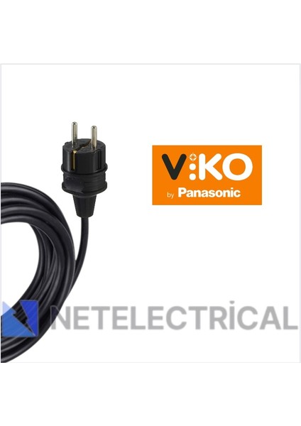 Multi-Let | Ikili 16 Metre Topraklı Çocuk Korumalı Grup Priz - 2'li, 16 M, Siyah 3x1.5 Ttr (Tam Bakır) Kablolu modelleri