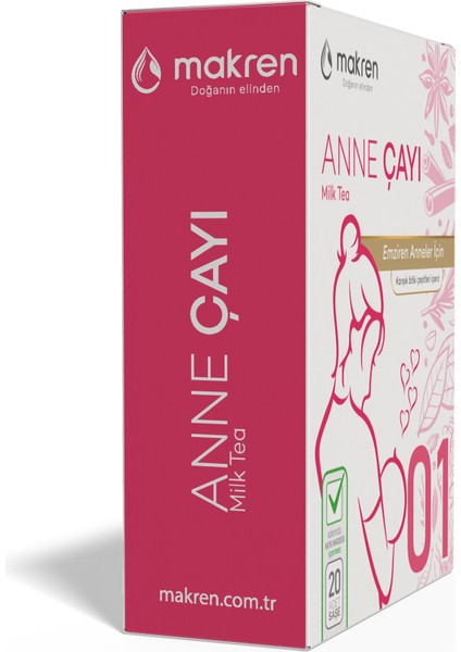 Anne Çayı Doğal Bitki Karışımı 1 Paket 20 Adet Saşe modelleri