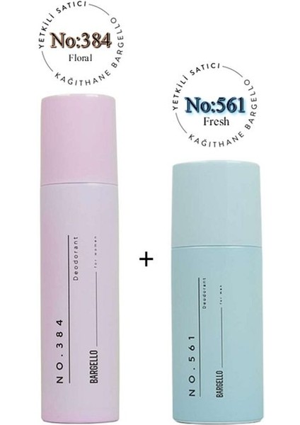NO:384 NO:561 Kadın / Erkek Deodorant Floral / Fresh 150 ml - MNMS150384561DEO