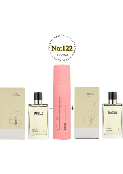 122 122 Kadın Parfüm 50 ml Edp NO:122 Kadın Deodorant 150 ml Oriental - MNMS122DEO2 modelleri