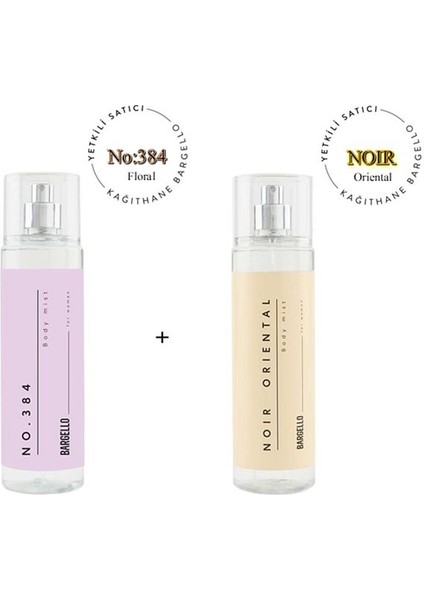 NO: 384 Noır Oriental Body Mist Kadın 210 ml EDT - MNMS210384NOIR