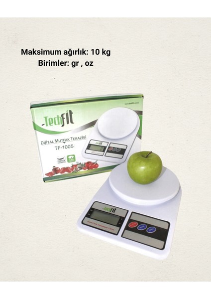 Pratik ve Şık Tasarımıyla Dijital Mutfak Tartısı modelleri