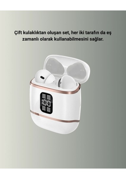 Çift Kulaklıklı Bluetooth Kulaklık – 4 Adet, Anc-Enc, Şarj Kutulu, Dijital Göstergeli modelleri