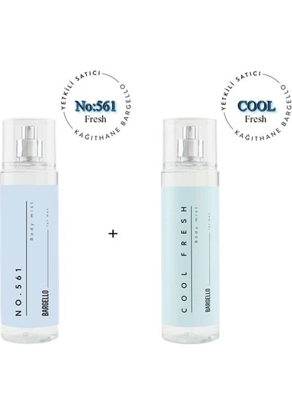 NO: 561 Cool Fresh Erkek Body Mist 210 ml EDT - MNMS210561CLFR modelleri
