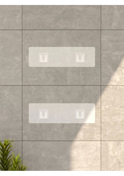 Banyo Düzenleyici Şampuanlık Sabunluk 2 Li Set Lamalı Güçlü Kaliteli Yapışkanlı Duş Rafı Organizer fırsatları