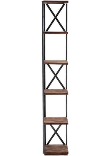 Dekoratif Köşe Çapraz Detay Kitaplık- Aksesuar Rafı- Çok Amaçlı Raf fırsatları