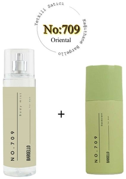 NO:709 Body Mist 210 ml NO:709 Deodorant Oriental Erkek 150 ml - MNMS709BMDEO