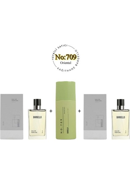 709 709 Erkek Parfüm 50 ml EDP NO: 709 Erkek Deodorant 150 ml Oriental - MNMS709DEO2