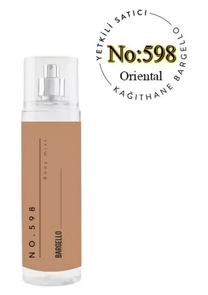 No: 598 Unisex Body Mist EDT 210 ml Oriental - MNMS210NO598BM
