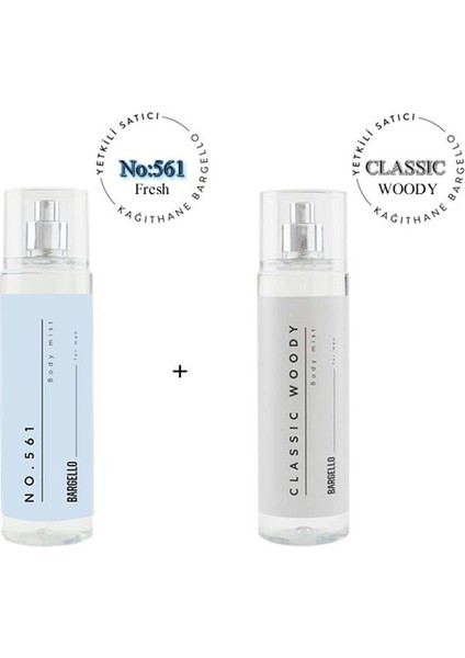 NO: 561 Classic Woody Erkek Body Mist 210 ml EDT - MNMS210561CWDY