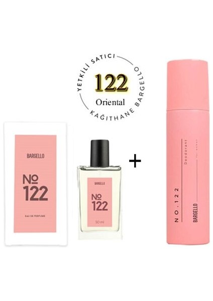 122 Kadın Parfüm EDP 50 ml Oriental NO122 Kadın Deodorant 150 ml - MNMS200122