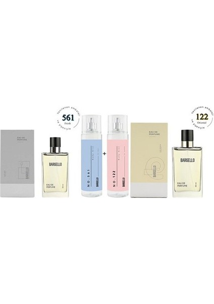 561 122 Edp 100 ml NO:561 NO:122 Edt Body Mist - MNMS50561BMNO122 fırsatları