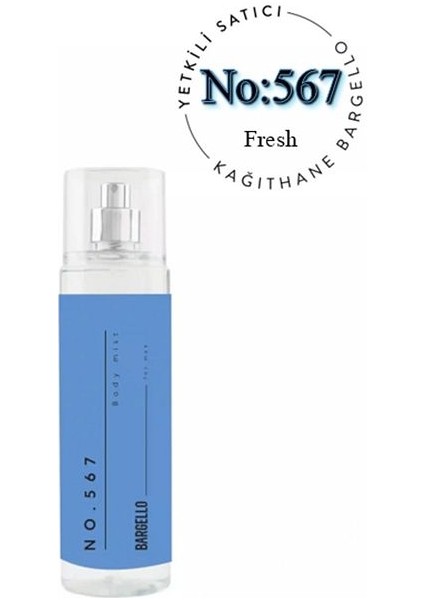 NO: 567 Erkek Body Mist 210 ml Fresh EDT - MNMS210567BM