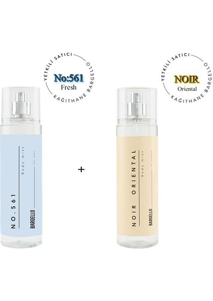 NO: 561 Noır Oriental Body Mist Kadın / Erkek 210 ml EDT - MNMS210561NOIR