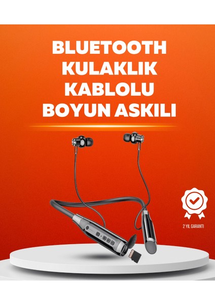 Manyetik Başlıklı Bluetooth Kulaklık – 120 Saat Şarjlı, Konforlu Tasarım