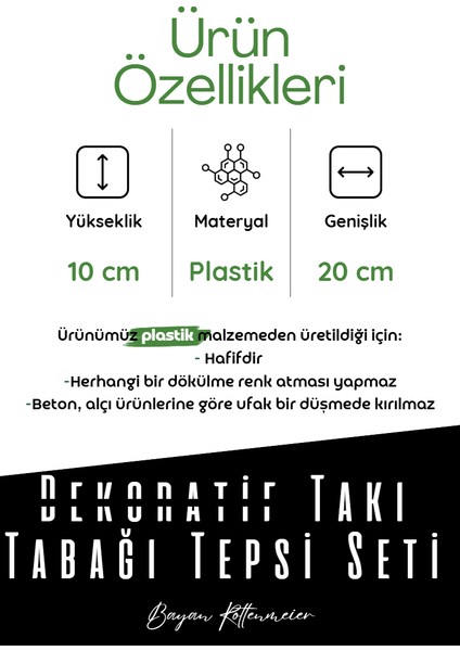Dekoratif Takı Tabağı Tepsi Seti Dekoratif Obje Takı Tepsisi fiyatları