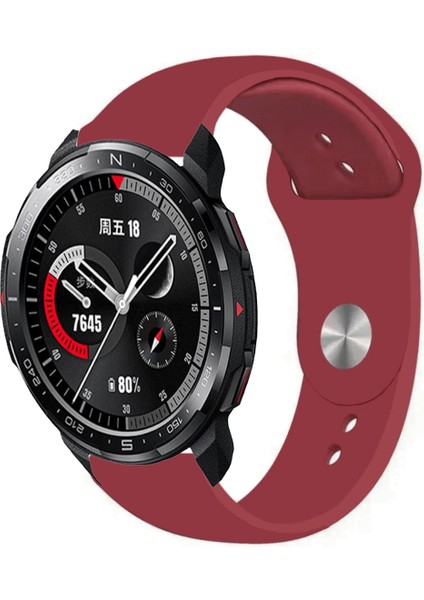 Honor Watch Gs Pro Akıllı Saat Uyumlu Yumuşak Dokulu Silikon Kordon Kayış