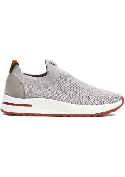 Erkek Gri Kalın Tabanlı Sneaker