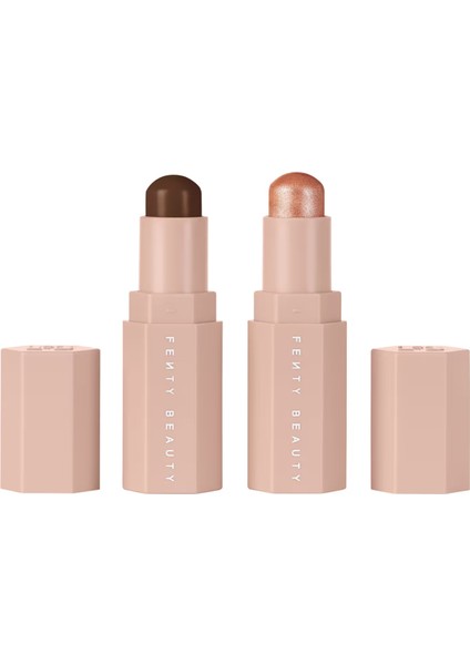 Duo Contour & Highlighter Set - Ikili Kontür ve Aydnlatıcı Seti Medium/foncé - Espresso + Sinnamon (2 x 2,8g)