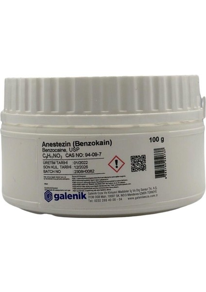 Anestezin (Benzocaine) 100 G