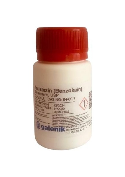 Anestezin ( Benzocaine) 25 G