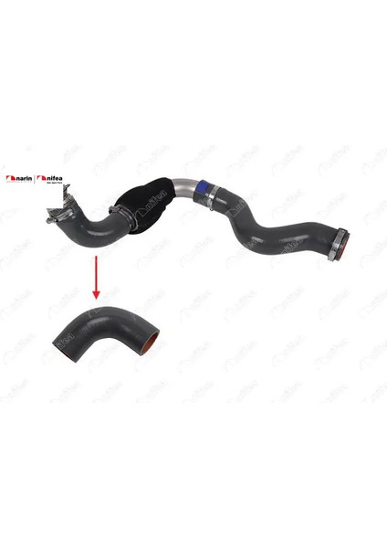 Turbo Hortumu Küçük Metal Boru Hariç Trafıc 2.5 Dc