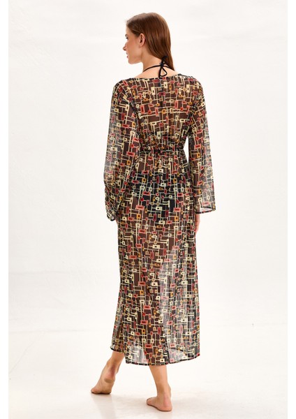 Önü Açık Uzun Kaftan 2106-2062