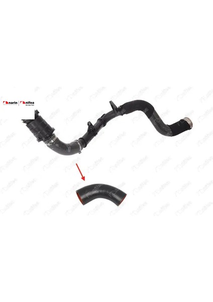 Turbo Hortumu Megane Iıı-Fluence-Scenıc 1.6 Dci NIFEA11615