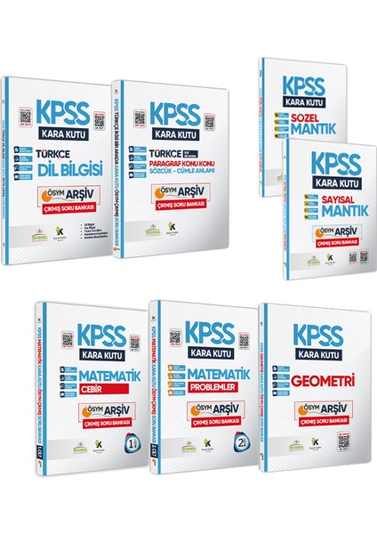 KPSS Genel Yeteneğin Kara Kutusu Altın Set Konu Özetli Dijital Çözümlü Çıkmış Soru Bankası
