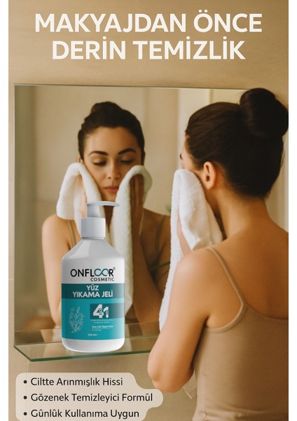Yüz Yıkama Jeli 250 ml – 4 Etkili Temizlik ve Ferahlık Desteği fırsatları
