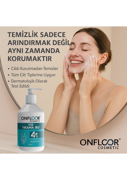 Yüz Yıkama Jeli 250 ml – 4 Etkili Temizlik ve Ferahlık Desteği modelleri