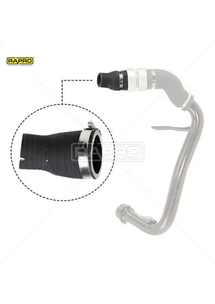 Turbo Hortumu Uç Parça Silikon Boxer-Ducato 2.2