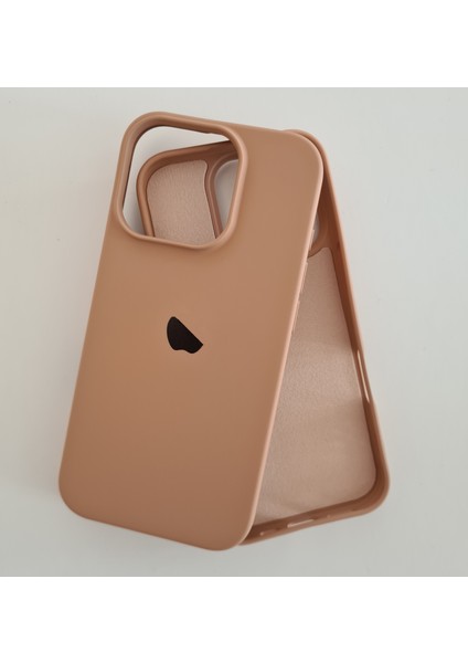 Apple iPhone 16 Pro (6.3 Inç) Uyumlu Lansman Içi Süet Silikon Kılıf