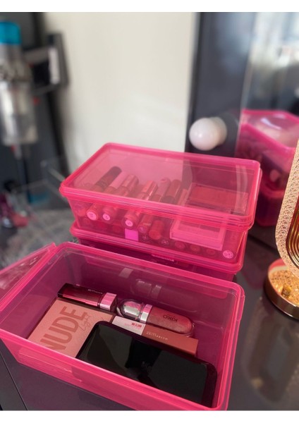 10'lu Kullanışlı Makyaj Saklama Kutusu