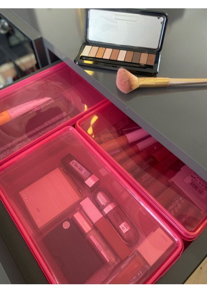 10'lu Kullanışlı Makyaj Saklama Kutusu modelleri