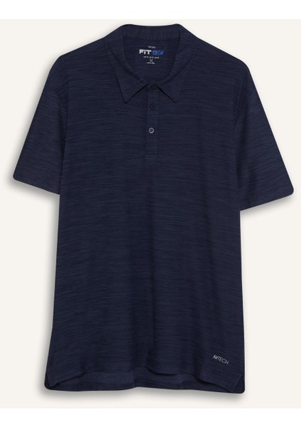 fit Standart Fit Sporcu Kısa Kollu Polo TIŞÖRT D9241AX25SP